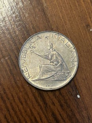 2 Monedas 500 Liras Italianas Plata 1961