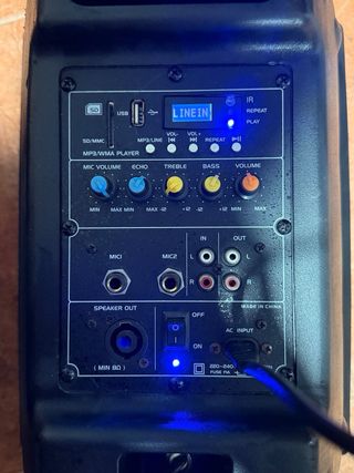 Altavoz Ibiza Sound 8” USB SD Micro