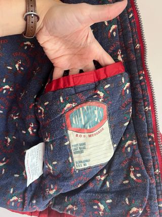 Conjunto Esquí Infantil Vintage 90s Rojo