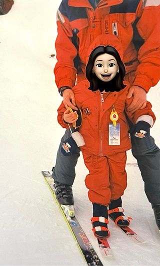 Conjunto Esquí Infantil Vintage 90s Rojo