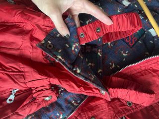 Conjunto Esquí Infantil Vintage 90s Rojo