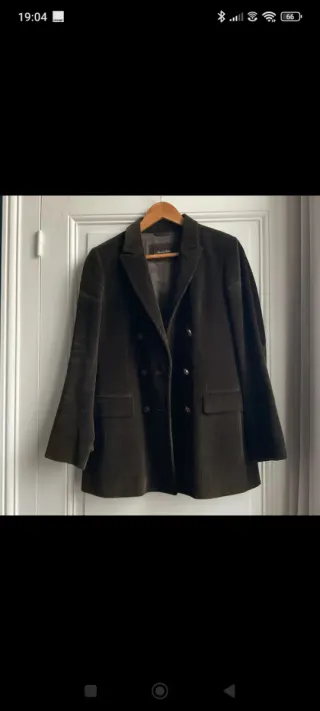 Blazer pana verde Massimo Dutti Talla 42