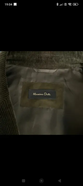 Blazer pana verde Massimo Dutti Talla 42