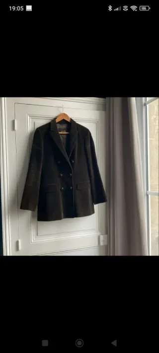 Blazer pana verde Massimo Dutti Talla 42