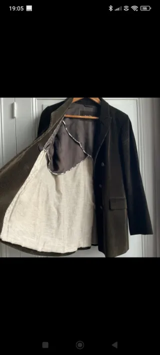 Blazer pana verde Massimo Dutti Talla 42