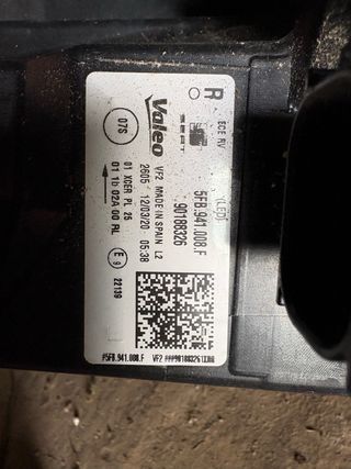 Faro LED Seat Leon Derecho