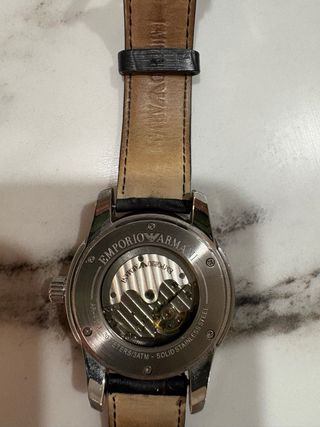 Reloj Emporio Armani Automático Negro/Plata