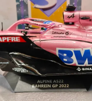 Alpine A522 Rosa Bahrain GP 2022 Alonso