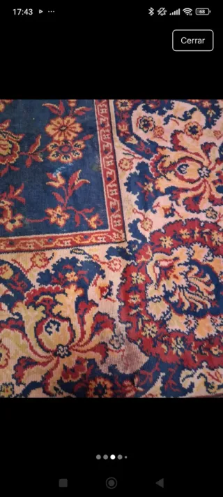 Tapiz antiguo de principios de siglo XX