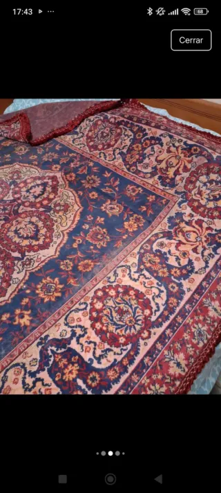 Tapiz antiguo de principios de siglo XX