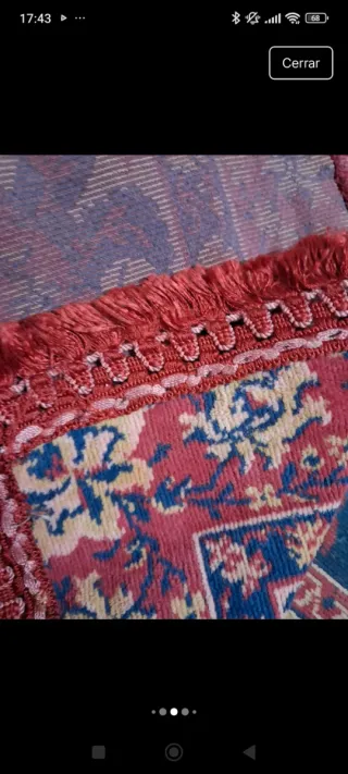 Tapiz antiguo de principios de siglo XX