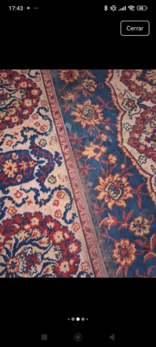 Tapiz antiguo de principios de siglo XX