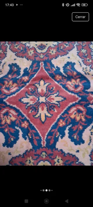 Tapiz antiguo de principios de siglo XX