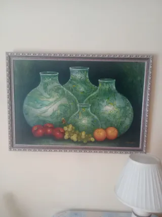 Cuadro Flores Antiguo