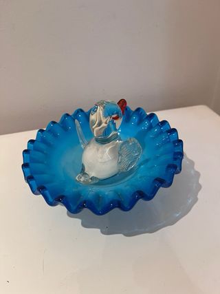 Cenicero cristal Murano pato