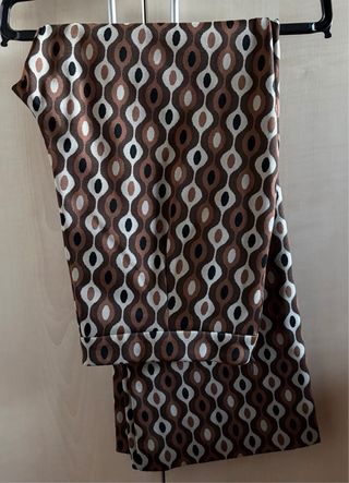 Pantalones estampados retro