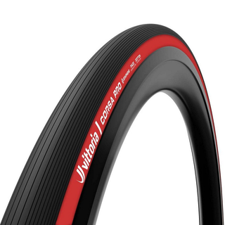 Cubierta Vittoria Corsa PRO Roja Negra 28-622/700x