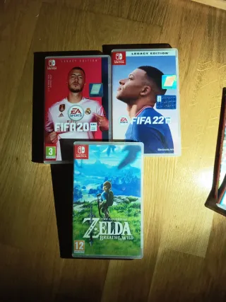 Nintendo Switch FIFA 20, FIFA 22 y Zelda