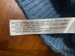 Chaqueta Zara botones joya azul Talla M