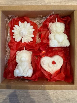 Set 3 velas y. jabón