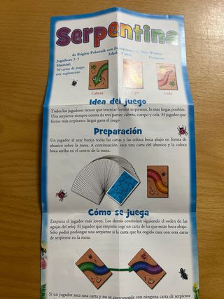 Juego de mesa Serpentina