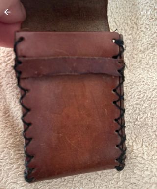 Portasigarette vintage in pelle