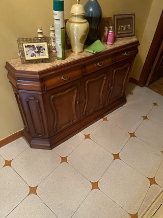 Mobile Scarpiera/Guardaroba in Legno e Marmo