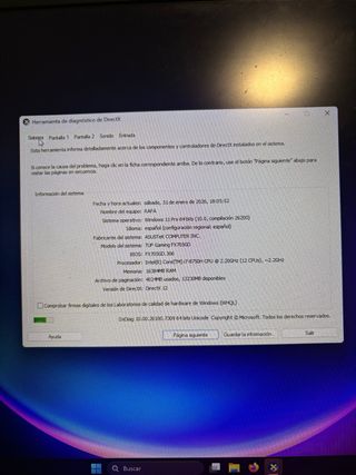 Portátil ASUS TUF Gaming FX705GD