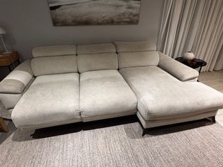 Sofá chaise longue 3 plazas