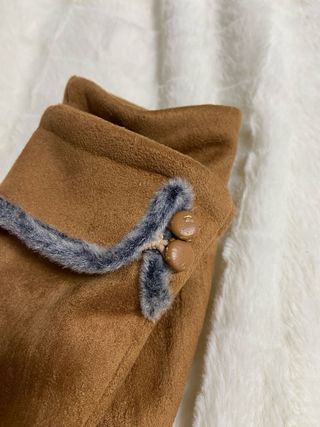 Guantes de ante marrones