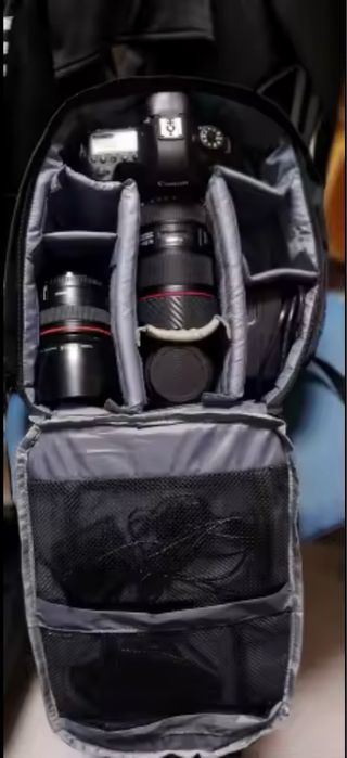 Mochila para cámara multifuncional