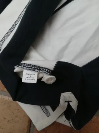 Polo Nike a righe bianche e blu