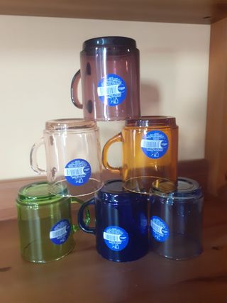 Tazas Duralex de Vidrio - Set de 6