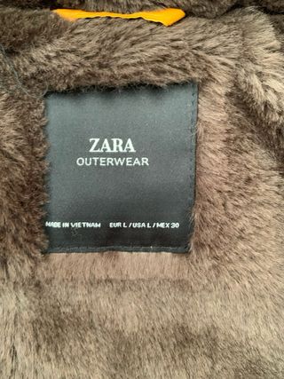 Chaqueta Zara corta plumas