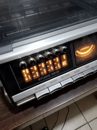 Stereo Giradischi Radio Cassetta Grundig Studio 30