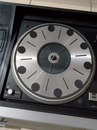 Stereo Giradischi Radio Cassetta Grundig Studio 30