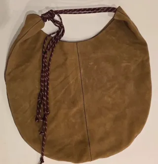 Bolso Zara Piel Beige/Marrón