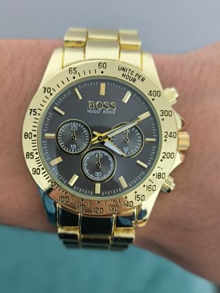 Reloj Hugo Boss Dorado Cronógrafo