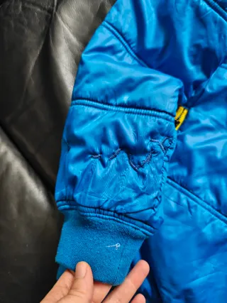 Chaqueta Adidas Azul y Amarillo Talla L