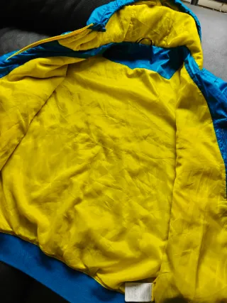 Chaqueta Adidas Azul y Amarillo Talla L