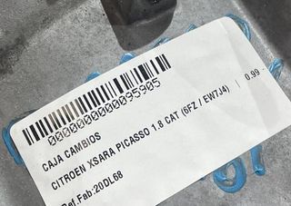 Caja de cambios 20dl68 citroen xsara picasso 95905