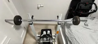 Banco Press Banca con Pesas y Mancuernas