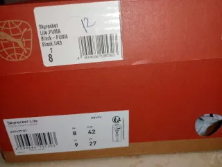 Tenis Puma Negros y Blancos