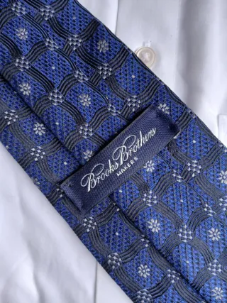 Cravatta Brooks Brothers Blu e Nera