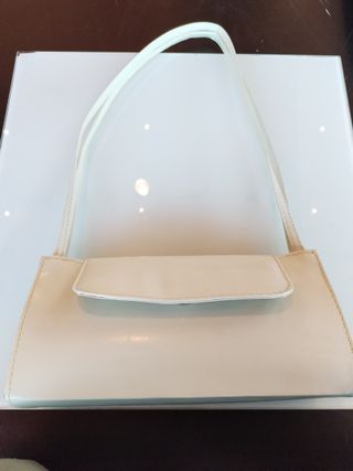 Bolsos de mano negro y azul