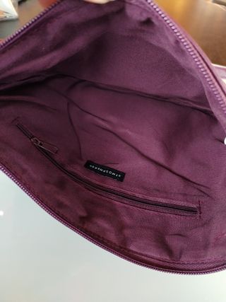 Bolsos de mano negro y azul