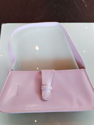 Bolsos de mano negro y azul