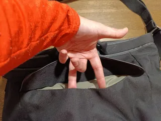 Bolso Bugaboo para bebé negro