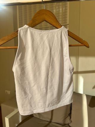 Crop top blanco