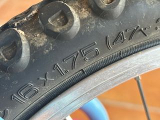 Bicicleta infantil Decathlon 16 blu